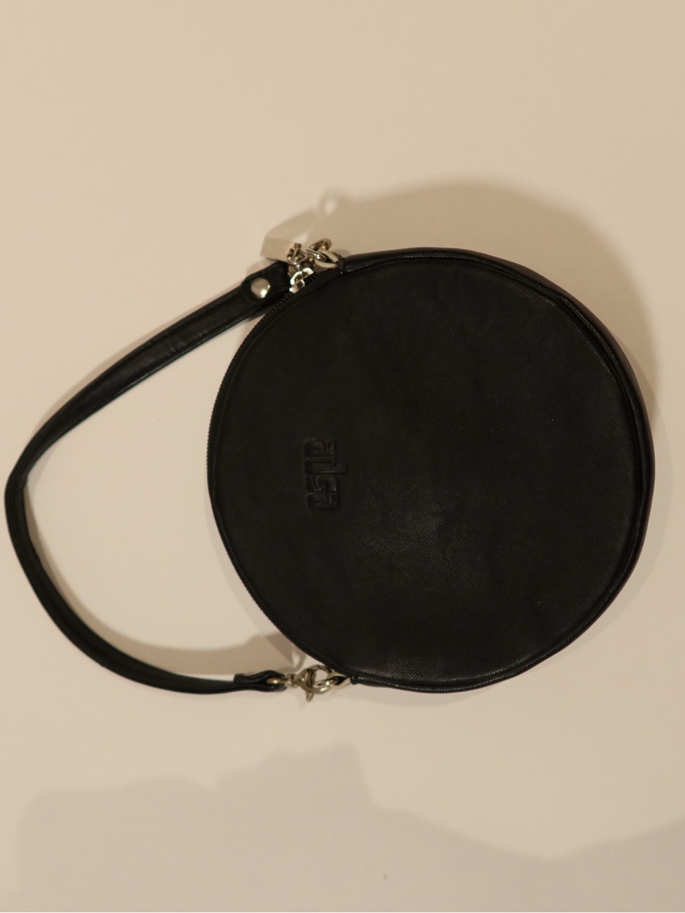 Y2K Black Floral Round Wristlet Bag - Picture 6 of 8